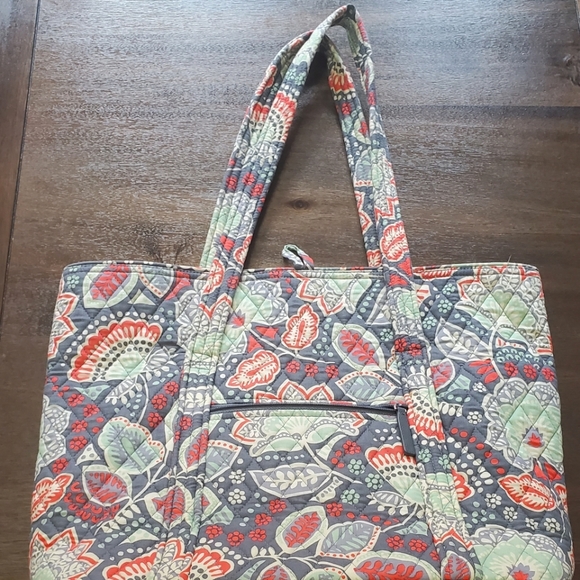 New Vera Bradley Floral Tote Shopper Handbag Purse - Picture 3 of 11